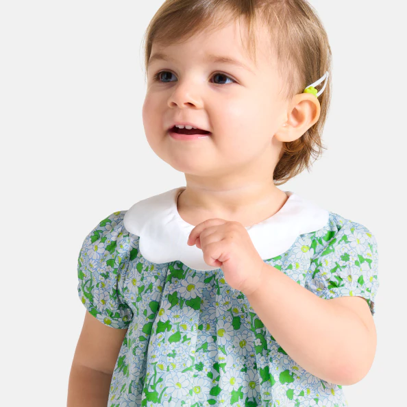 Robe bébé fille en Tissu Liberty