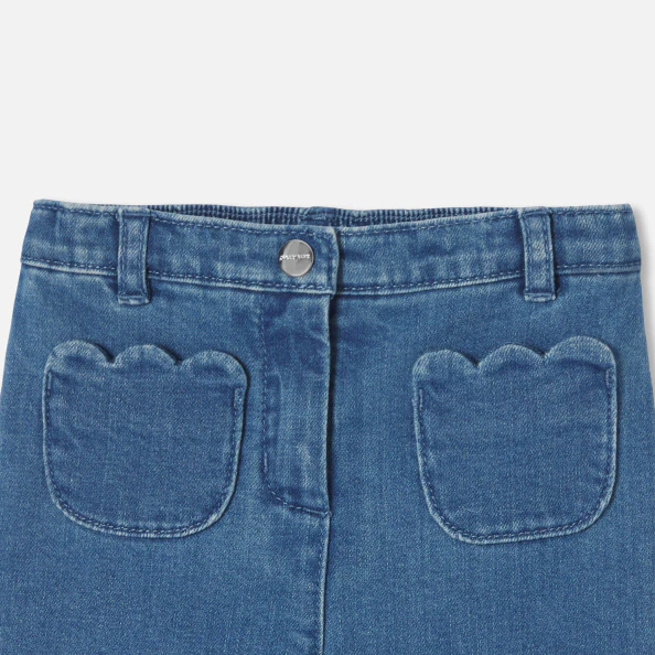 Pantalon bébé fille en jean léger