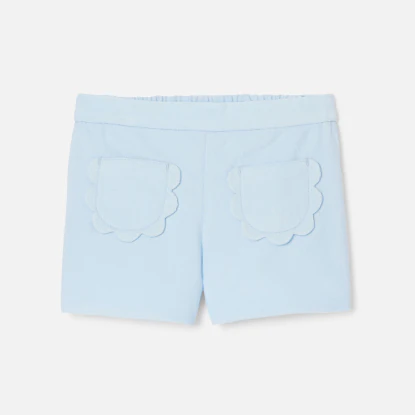 Short bébé fille en velours