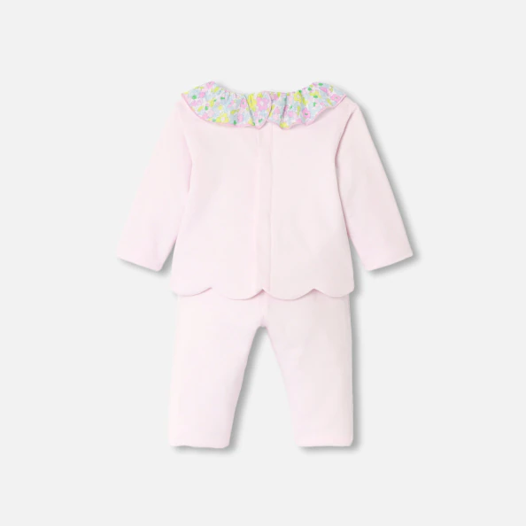 Ensemble confort bébé fille en jersey