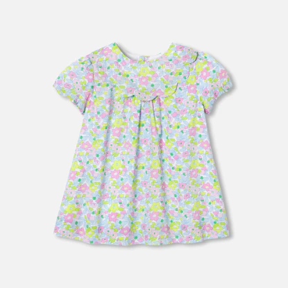 Robe bébé fille en Tissu Liberty