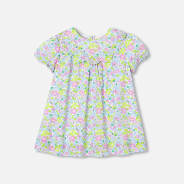 Robe bébé fille en Tissu Liberty