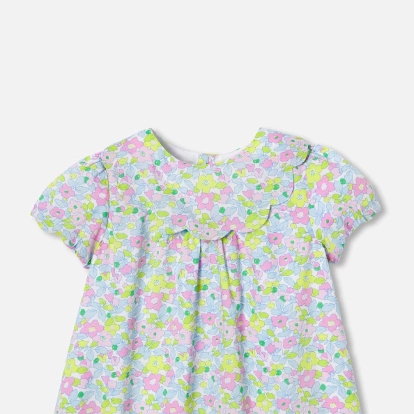 Robe bébé fille en Tissu Liberty