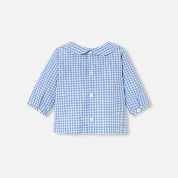 Chemise bébé garçon en popeline