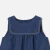 Robe chasuble bébé fille en denim léger