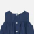 Robe chasuble bébé fille en denim léger