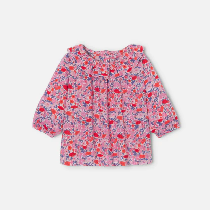 Blouse bébé fille en Tissu Liberty