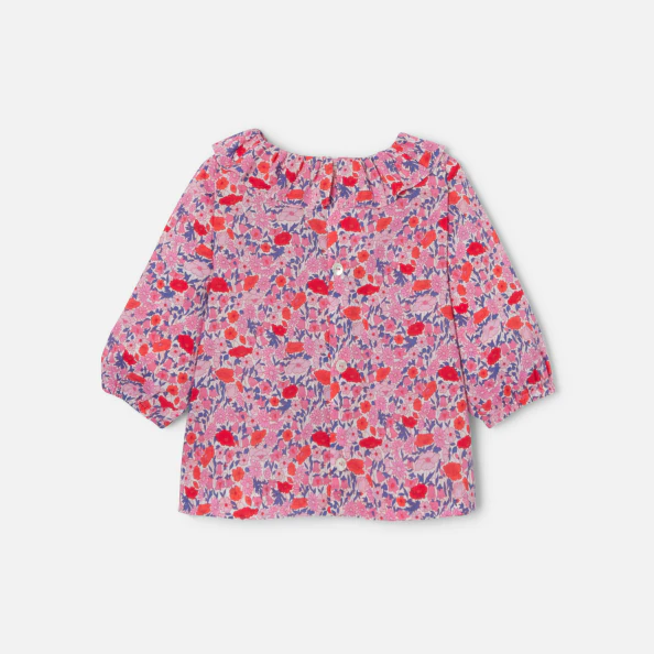 Blouse bébé fille en Tissu Liberty