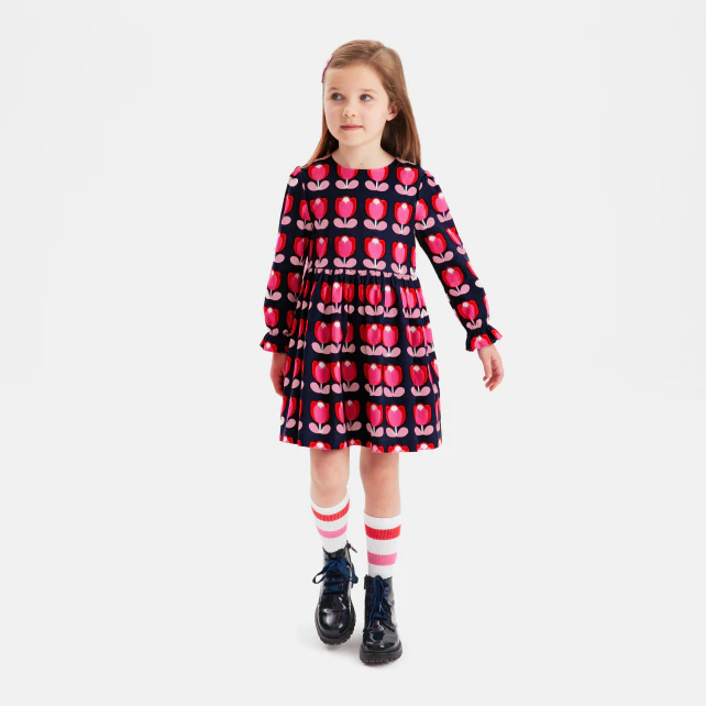 Robe enfant fille en velours