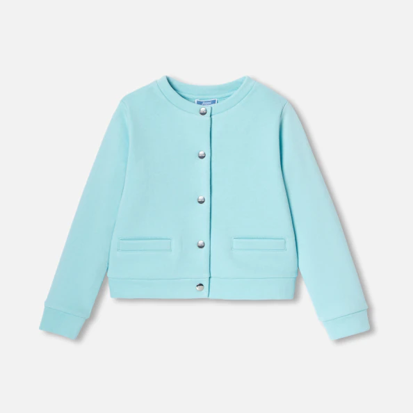 Cardigan en molleton enfant fille