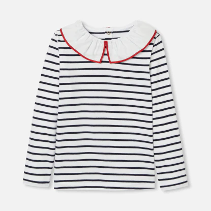 T-shirt rayé enfant fille