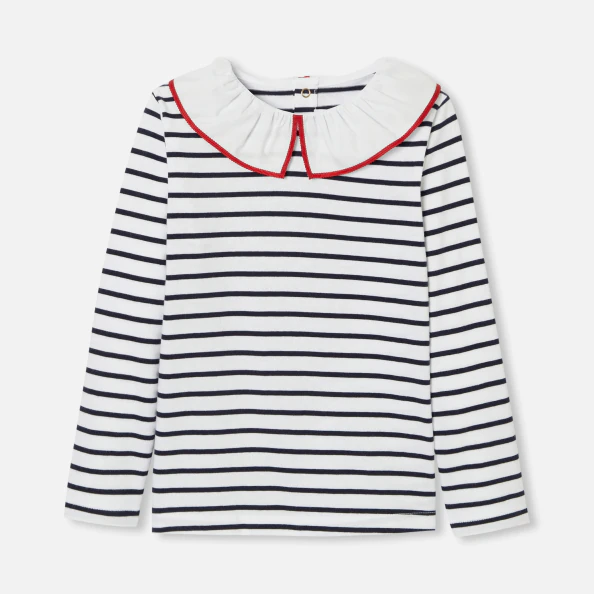 T-shirt rayé enfant fille