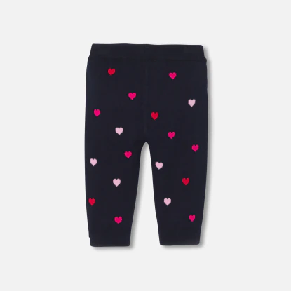 Pantalon bébé fille en tricot