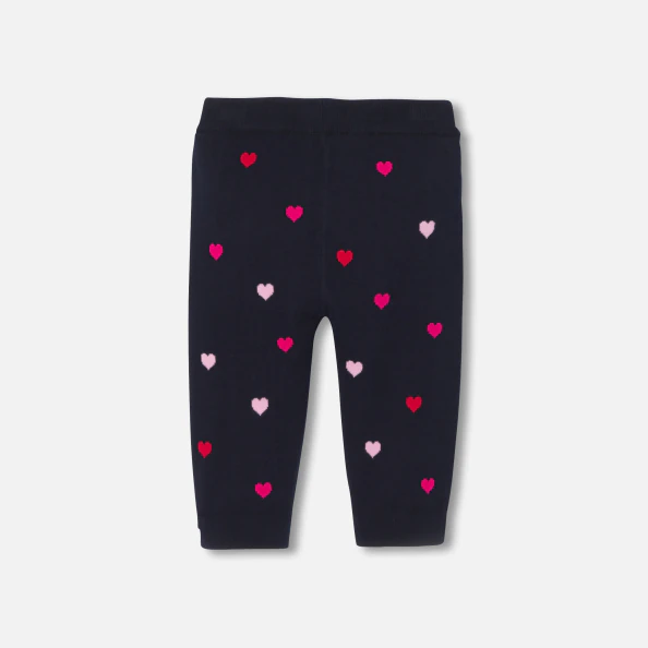 Pantalon bébé fille en tricot