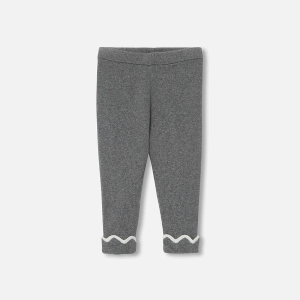 Pantalon bébé fille en tricot