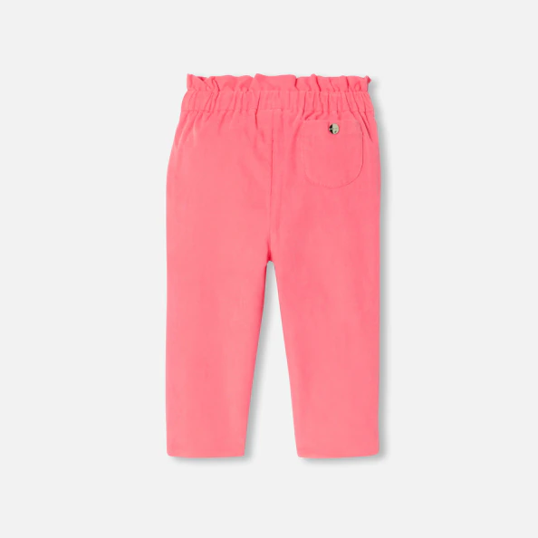 Pantalon bébé fille en velours