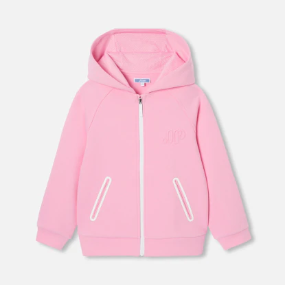 Sweat zippé enfant fille