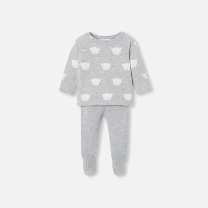 Ensemble bébé en tricot jersey