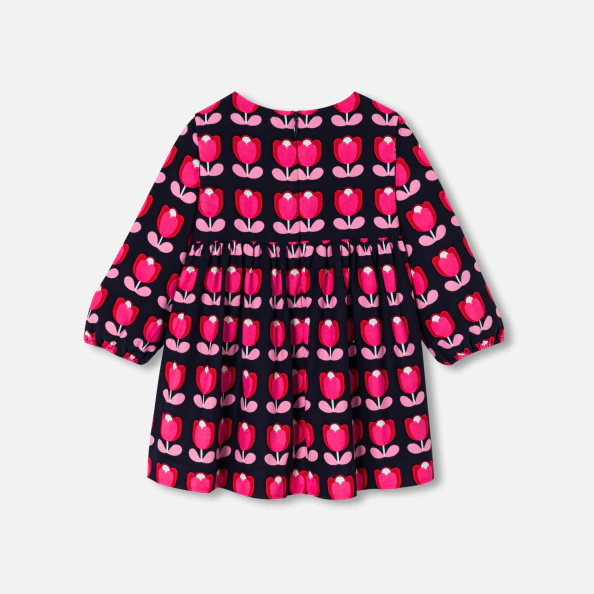 Robe bébé fille en velours