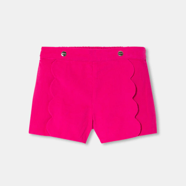 Short bébé fille en velours