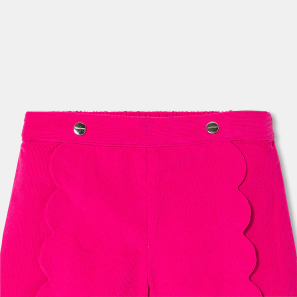 Short bébé fille en velours