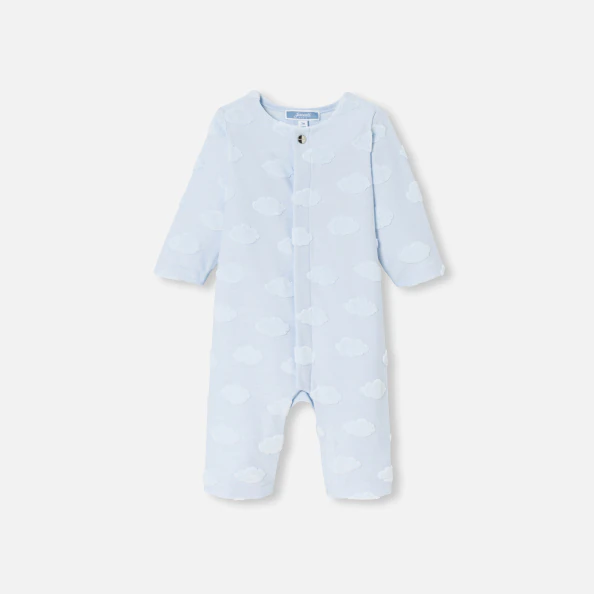 Combinaison bébé garçon motif nuage