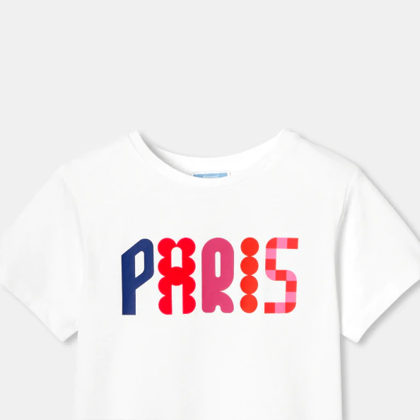 T-shirt enfant fille manches courtes