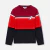 Pull enfant garçon color block