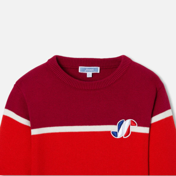 Pull enfant garçon color block