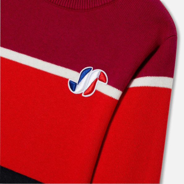 Pull enfant garçon color block