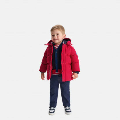 Parka bébé garçon en nylon