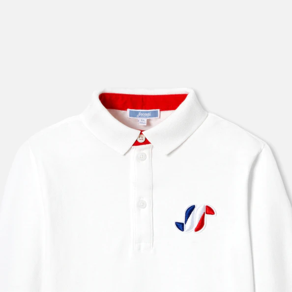 Polo manches longues enfant garçon