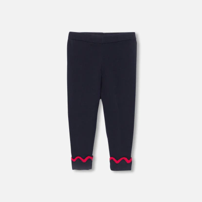 Pantalon bébé fille en tricot