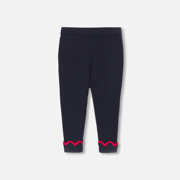 Pantalon bébé fille en tricot