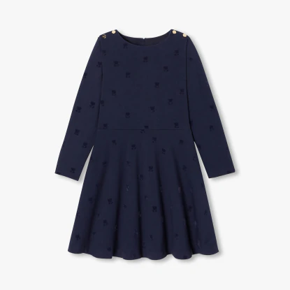 Robe en molleton enfant fille