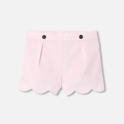 Short bébé fille en velours