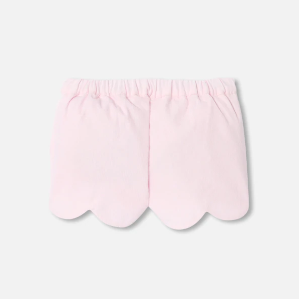 Short bébé fille en velours