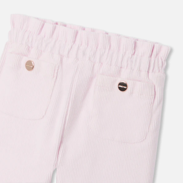 Pantalon bébé fille en velours