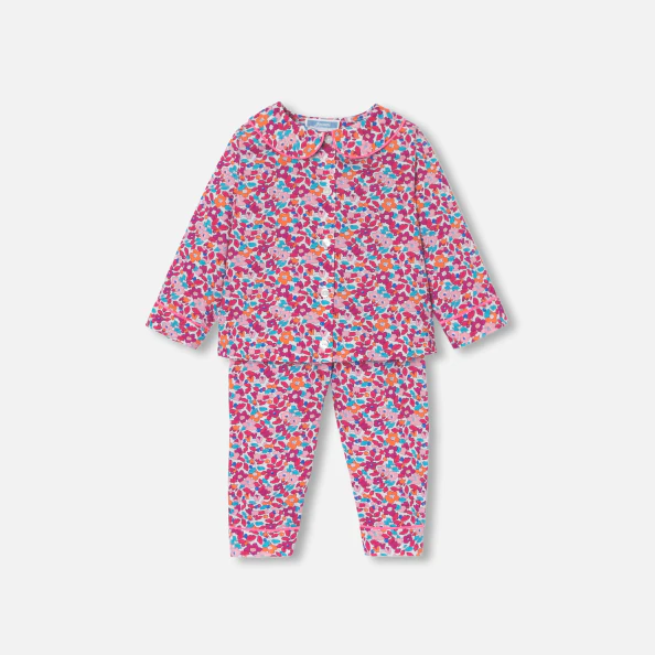 Pyjama bébé fille en Tissu Liberty