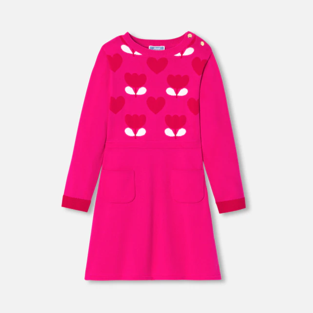 Robe enfant fille en tricot