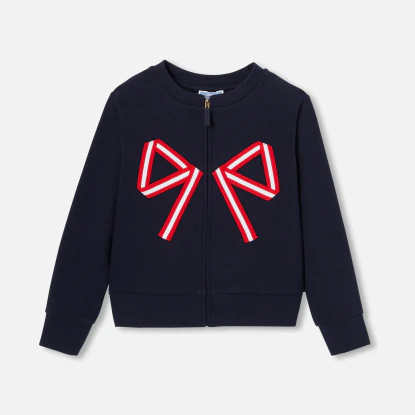 Cardigan en molleton enfant fille