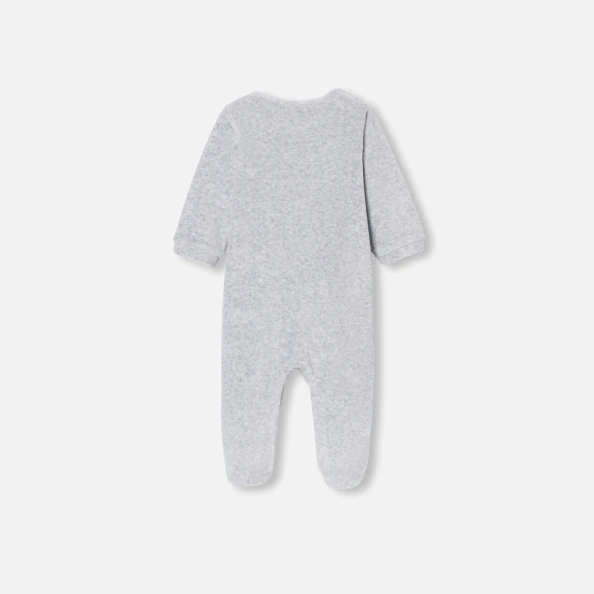 Pyjama bébé fille en velours bouclette