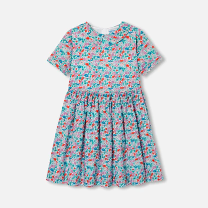 Robe enfant fille en tissu Liberty