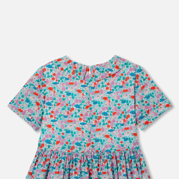 Robe enfant fille en tissu Liberty