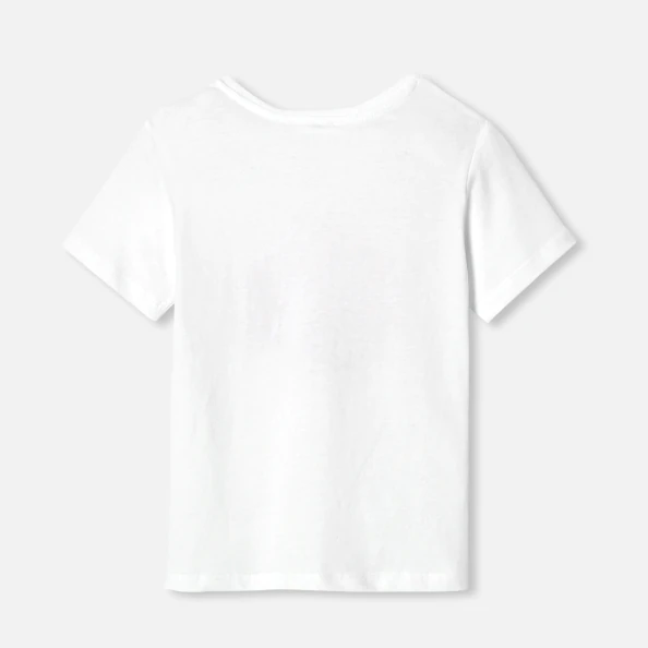 T-shirt enfant fille manches courtes