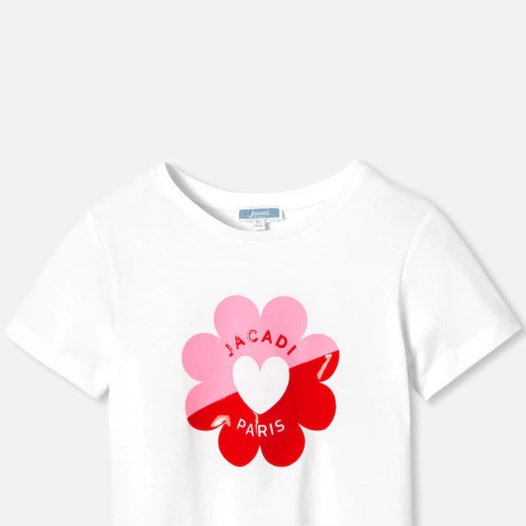 T-shirt enfant fille manches courtes