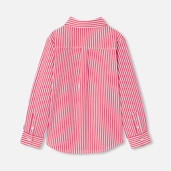 Chemise enfant garçon en popeline rayée