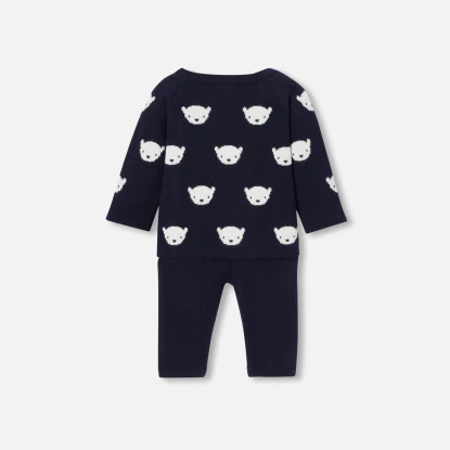 Ensemble bébé en tricot jersey