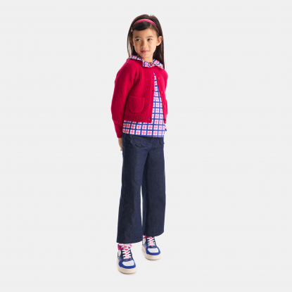 Jean large enfant fille