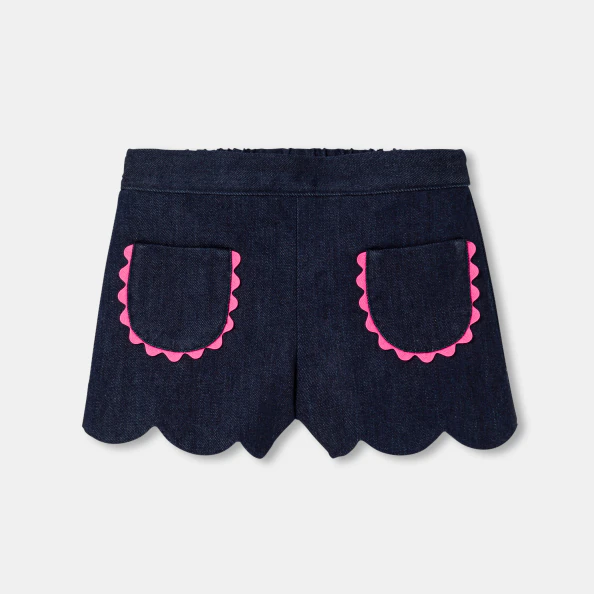 Short bébé fille en jean